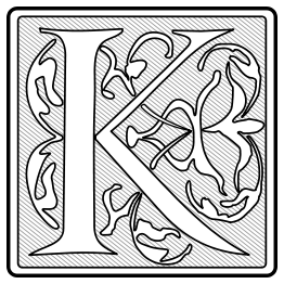 Capital Letter 'K' (Initial)