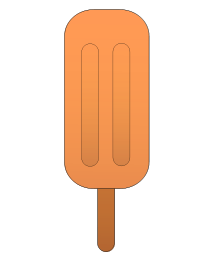 Orange popsicle.