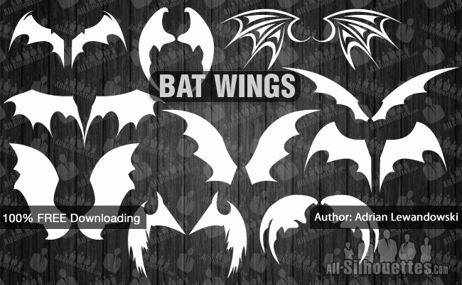 Vector bat wings