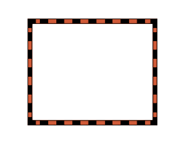 worldlabel.com border orange Black 4x3.3